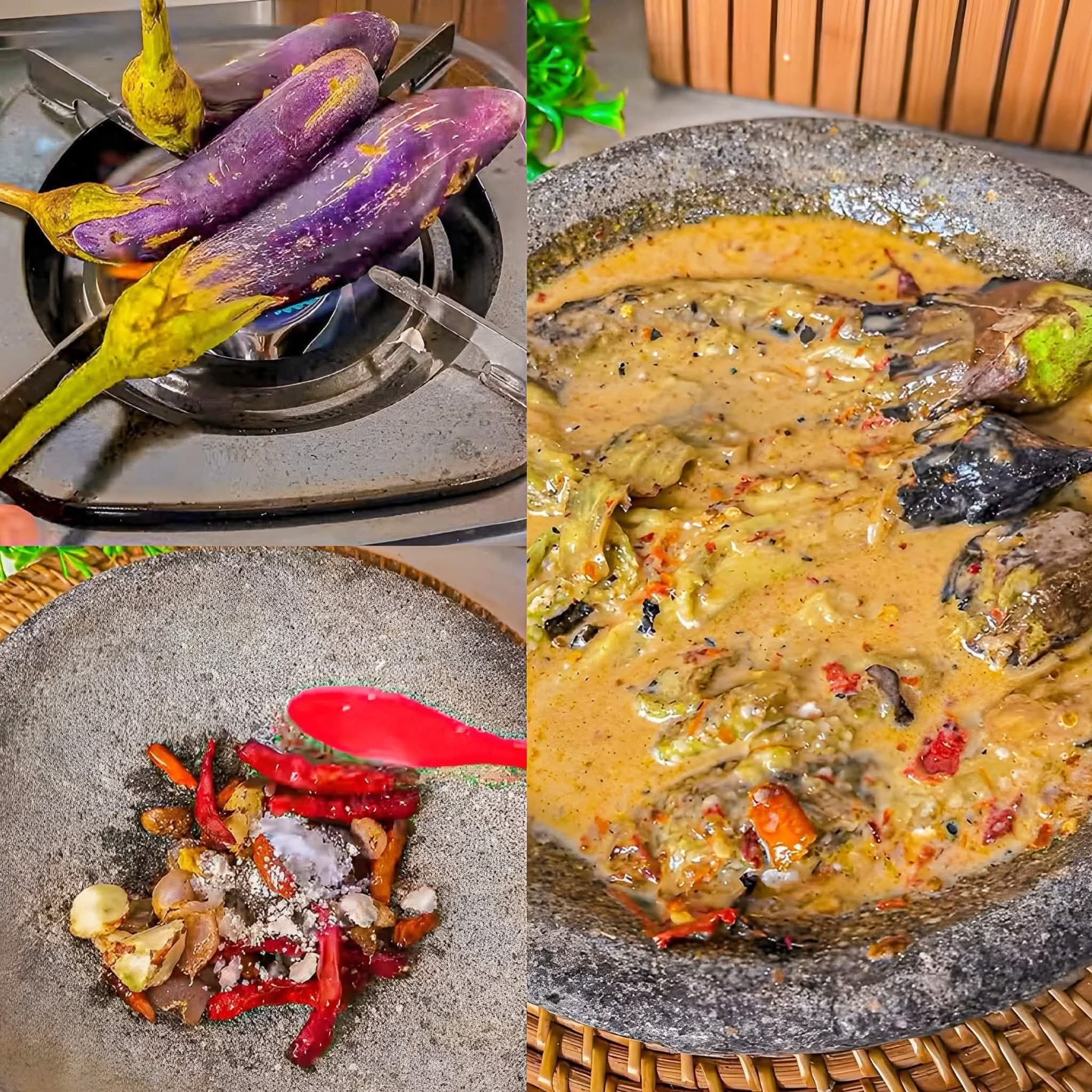 Sumpah Enak Banget Resep Sambal Terong Santan, Bikin Makan Gak Mau Berhenti