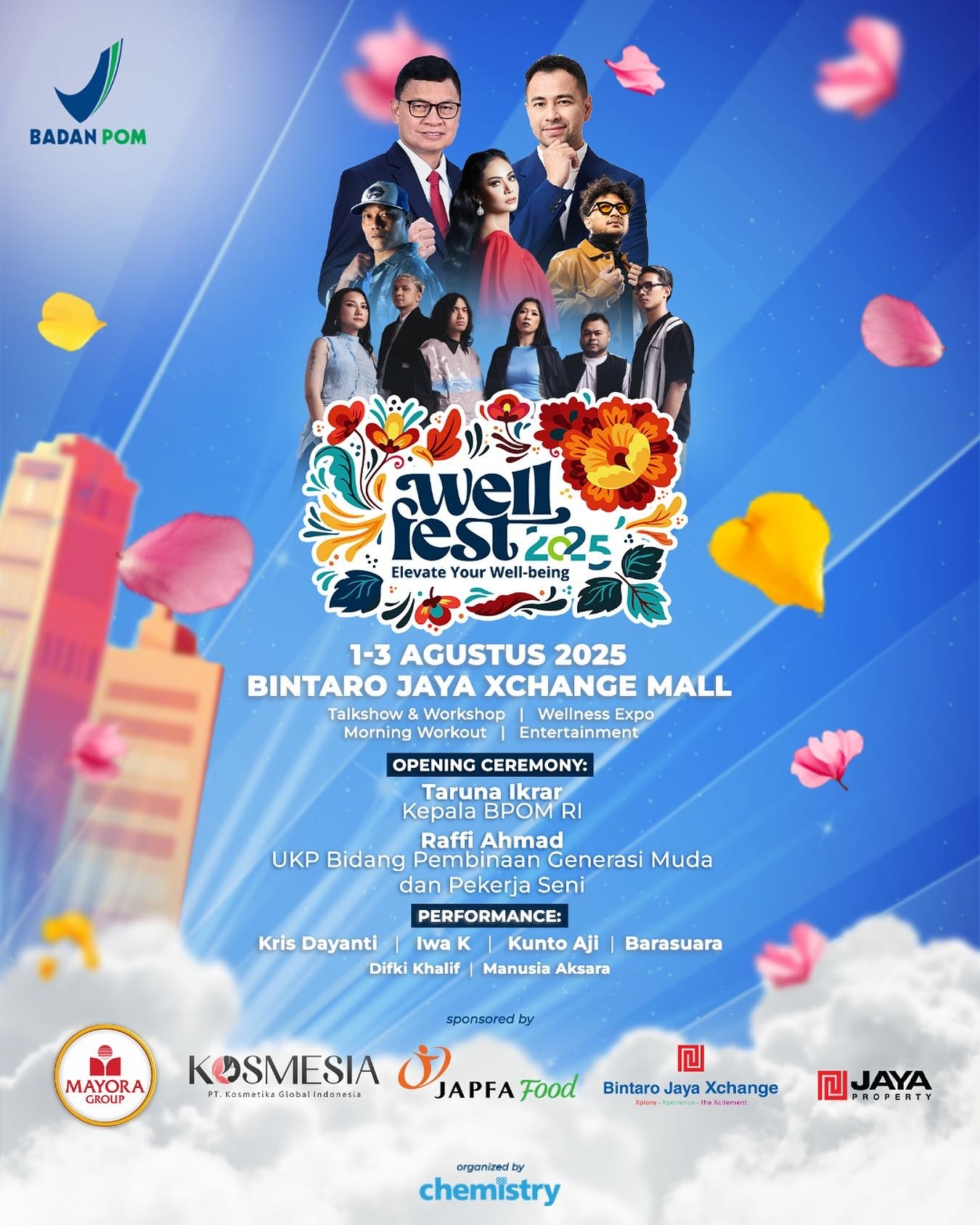 Well Fest 2025: Festival Gaya Hidup Sehat 3 Hari di Bintaro Xchange, Dimeriahkan Barasuara, Kris Dayanti, Iwa K, hingga Kunto Aji, Gratis!
