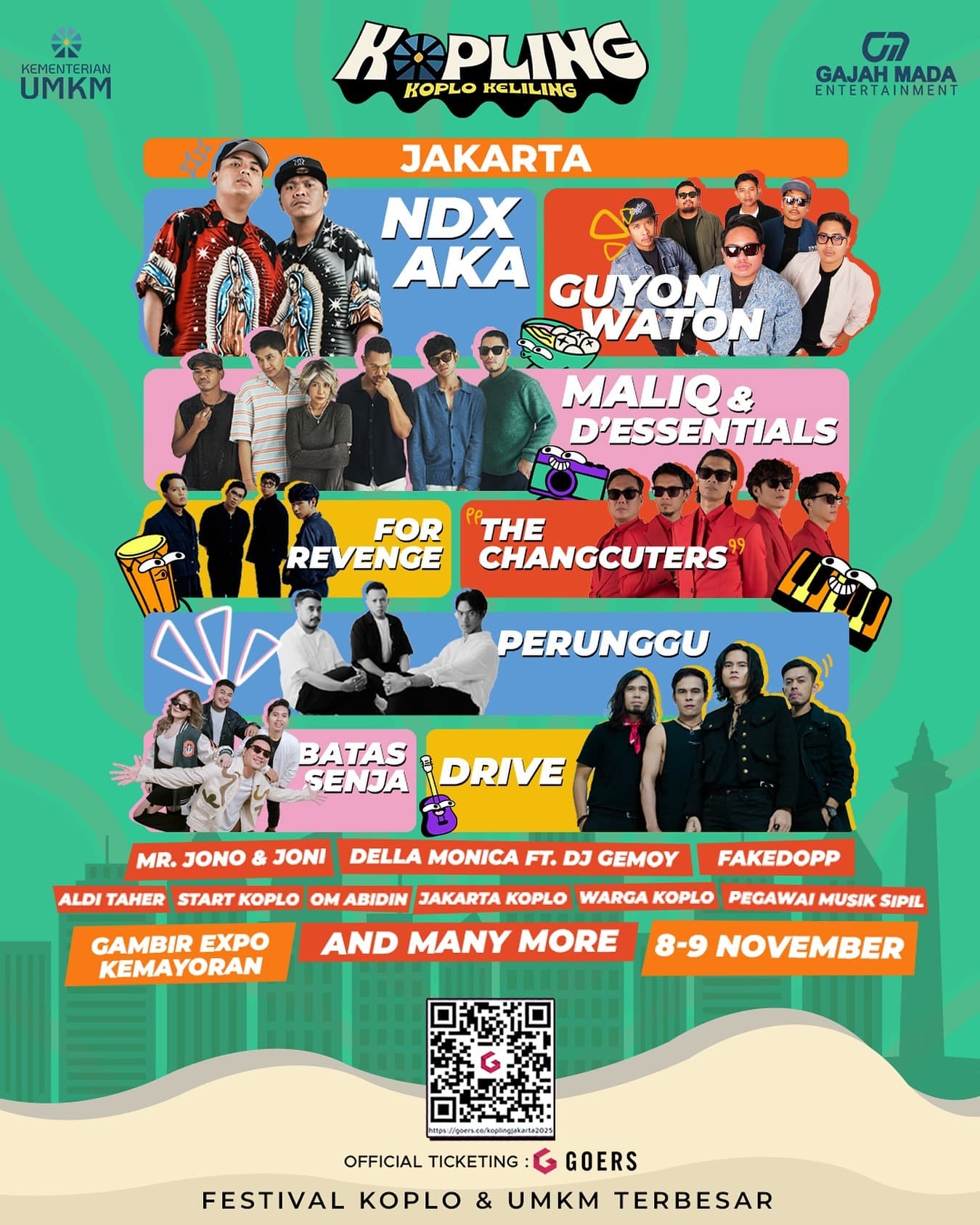 KOPLING Jakarta: Festival Musik Koplo dan UMKM Terbesar Hadir di Gambir Expo Kemayoran pada November 2025, Berikut Daftar Penampilnya!