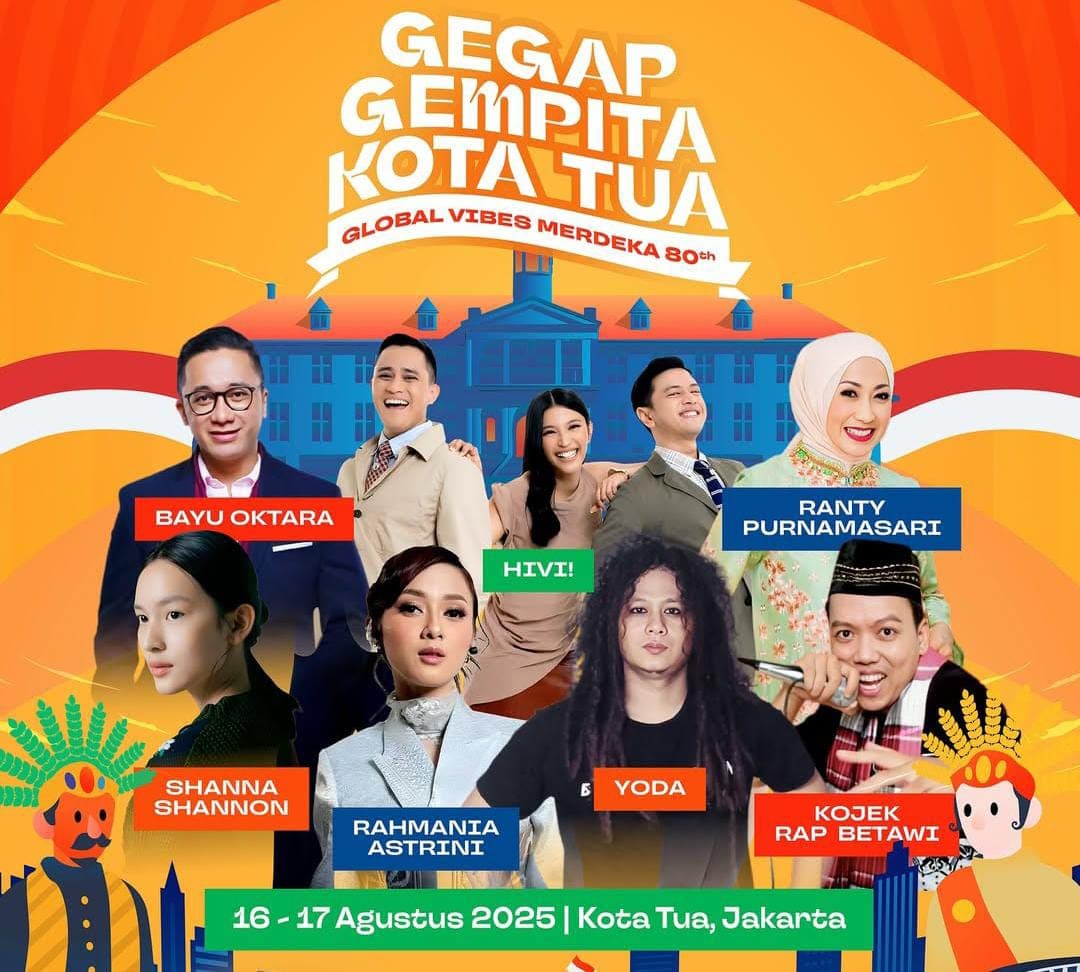 Jangan Lewatkan! Pemprov DKI Gelar Jakarta Light Festival dan Gegap Gempita Kota Tua, Dimeriahkan HIVI hingga Shanna Shannon