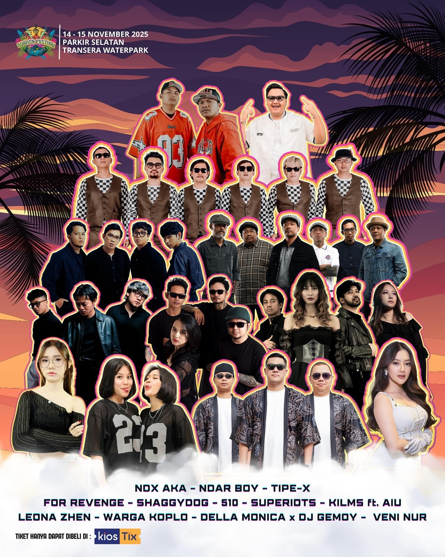 Warga Bekasi Merapat! Nuansa Festival 2025 Bakal Digelar di Transera Waterpark, Menampilkan NDX AKA, Ndarboy, Shaggydog, Tipe-X, hingga For Revenge