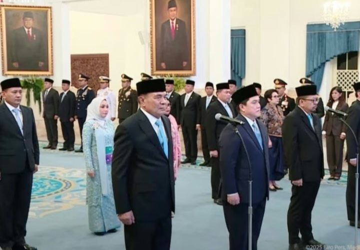 Presiden Prabowo Reshuffle Kabinet, Lima Pejabat Baru Resmi Dilantik