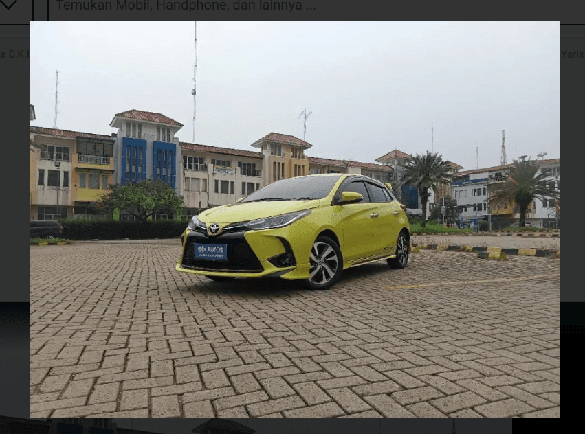 Hatchback Kuning Sporty, Toyota Yaris TRD Sportivo 2021 Bekas Cuma Rp 192 Juta