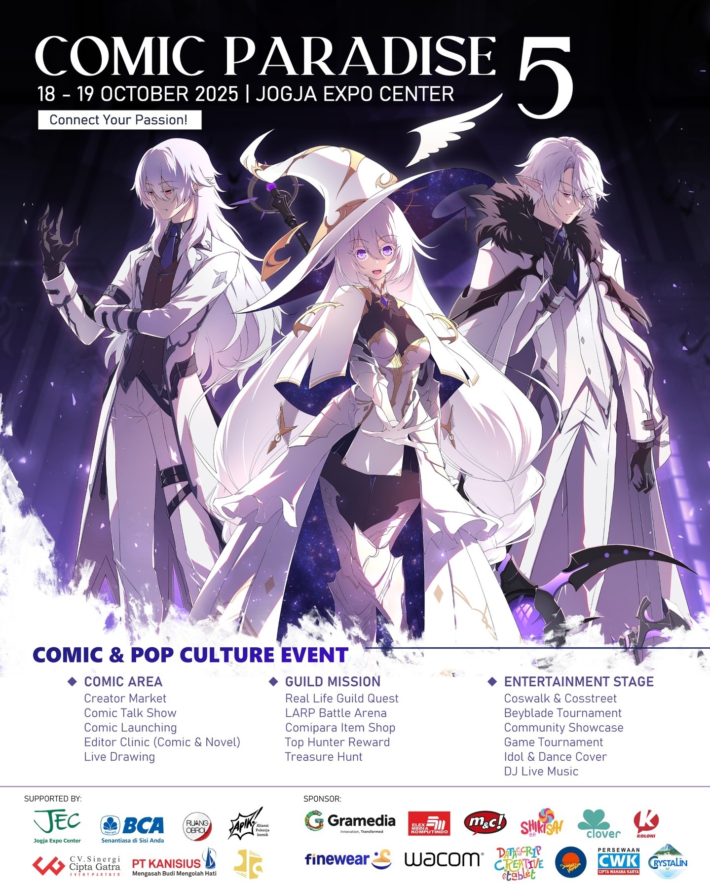 Tiket Hanya Rp 50 Ribu, Comic Paradise 5 di Yogyakarta Hadirkan 350 Booth Kreator dan Beragam Hiburan Interaktif, Cek Tanggalnya!