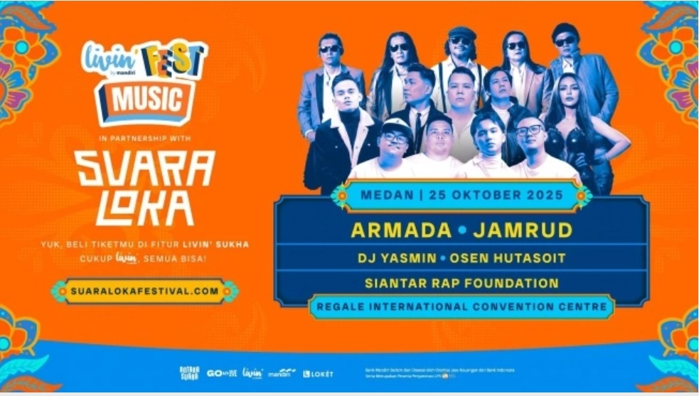 Jangan Lupa! Armada hingga Jamrud Bakal Meriahkan Suara Loka di Medan pada 25 Oktober 2025, Cek Lokasinya di Sini