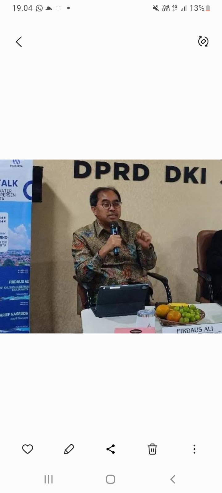 Air Hujan Jakarta Ditemukan Mengandung Mikroplastik, Pemprov DKI Soroti Penggunaan Plastik Kualitas Rendah