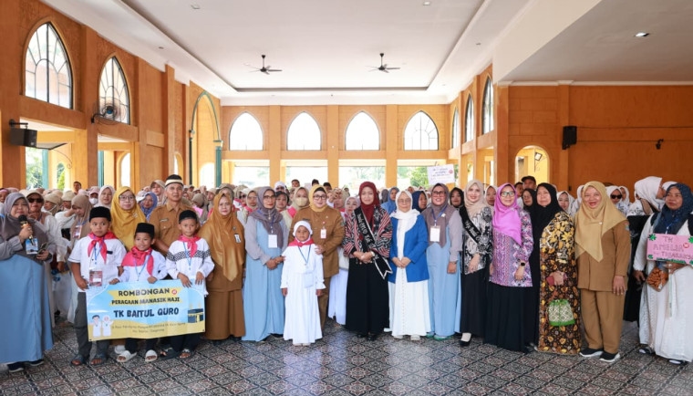 Dihadiri Wabup Intan Nurul Hikmah, Ratusan Anak TK se-Kabupaten Tangerang Gelar Manasik Haji di Training Center Lubana Sengkol