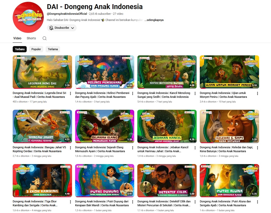 Luncurkan Channel Dongeng, Dirut Akuratco: Menanamkan Harapan dan Kebaikan Dalam Diri Anak-anak