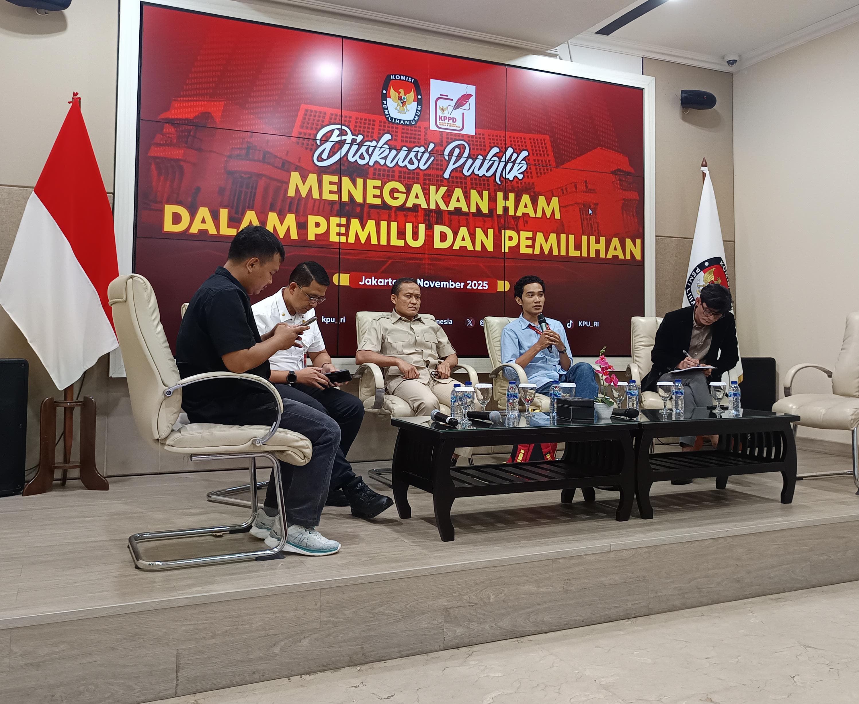 KPU Tegaskan Pemilu Implementasi HAM, Bawaslu Apresiasi Penyederhanaan DPT