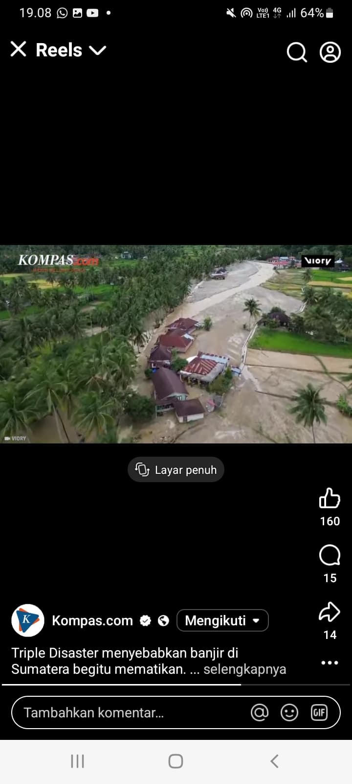 Update Bencana Sumatera dan Aceh, 1.072 Warga Wafat, Ratusan Masih Hilang