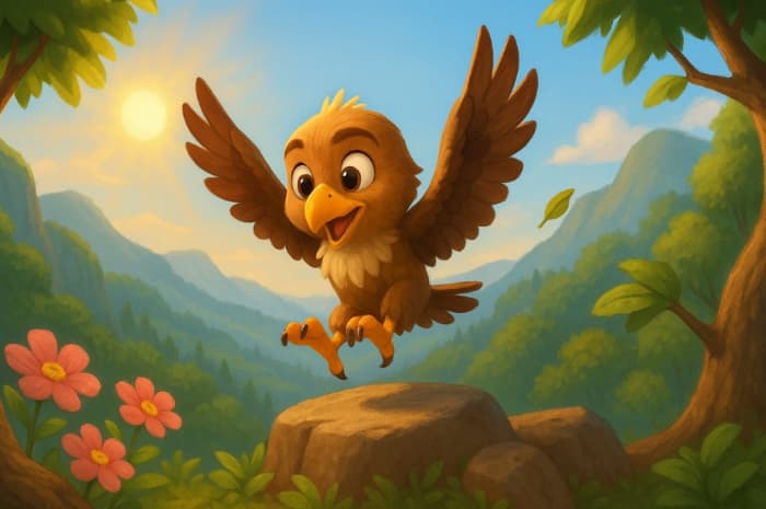 Dongeng Anak, Elang Muda Kiko: Hati yang Tak Menyerah