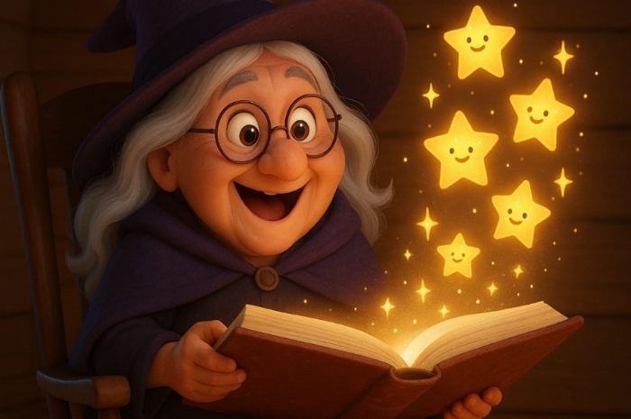 Dongeng Anak: Kisah Penyihir Tua dan Buku Ajaib