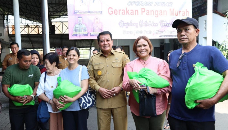 Jelang Perayaan Natal 2025, Pemkab Tangerang Adakan Gerakan Pangan Murah 1.000 Paket Sembako di Gereja Bersama Citra Raya
