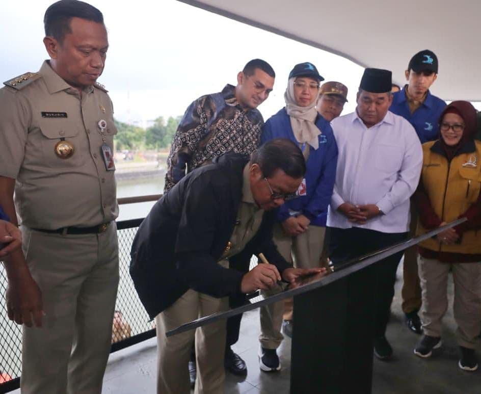 Resmikan Waduk Batu Licin, Gubernur Pramono Perkuat Infrastruktur Antisipasi Banjir di Jakarta Timur