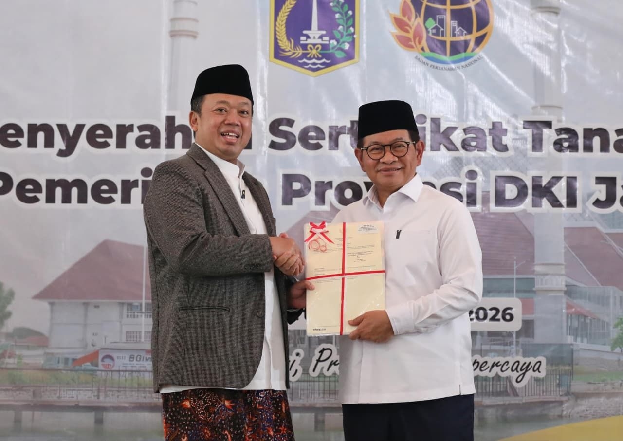 Pecahkan Rekor MURI: Pemprov DKI Terima 3.992 Sertifikat Tanah Hak Pakai Senilai Rp 102 Triliun dalam Sehari